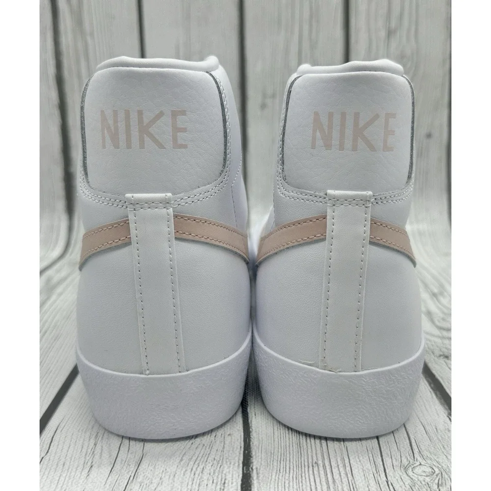 Nike‎ Women's Blazer Mid '77 Vintage White Pink Oxford Size 12 CZ1055‑118 - Picture 2 of 7